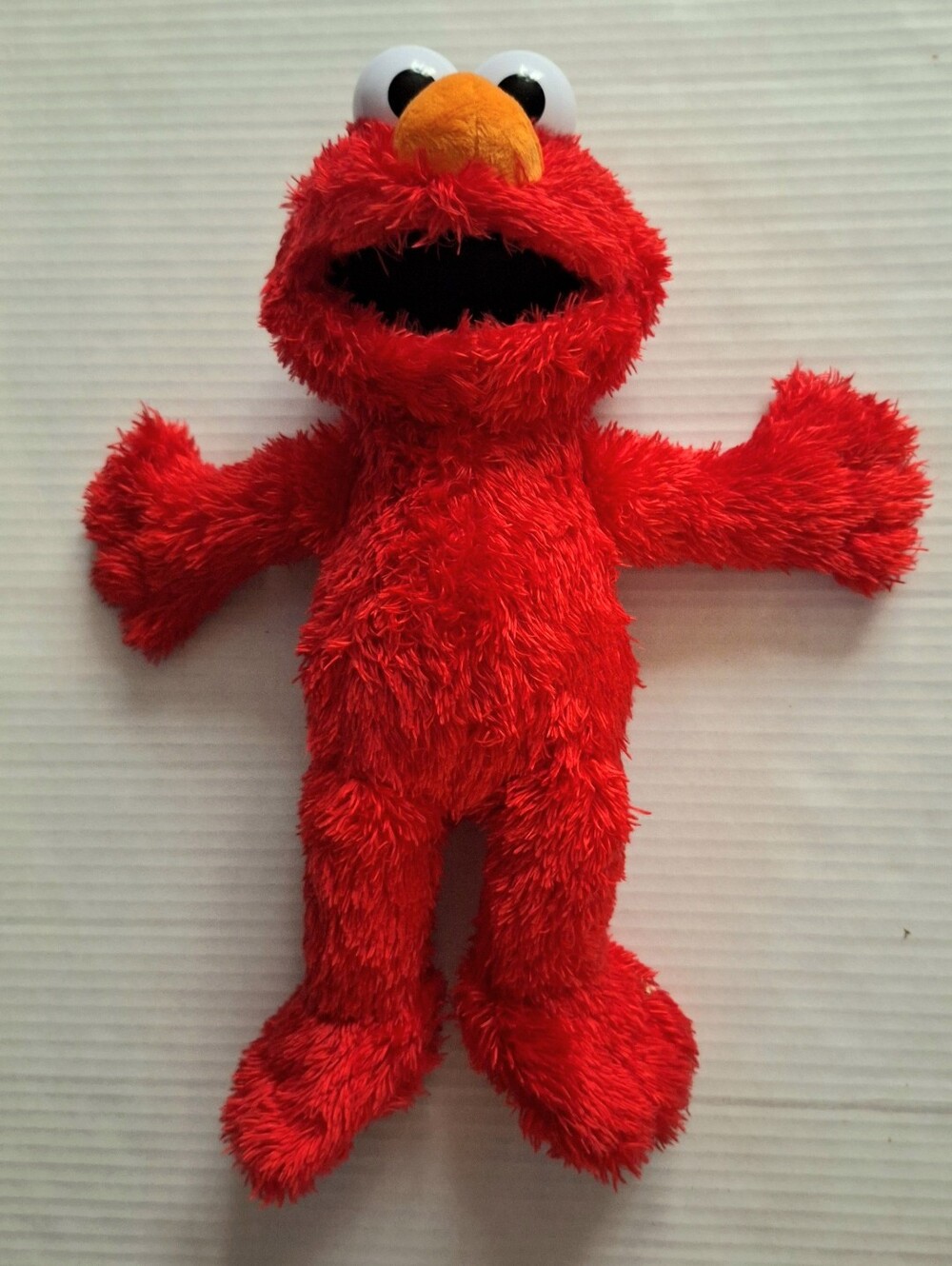Hasbro Red Elmo Plush with Orange Nose